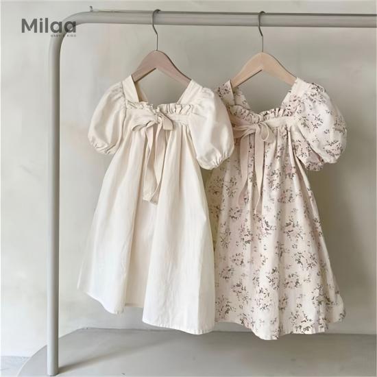 Đầm cotton Hàn Quốc MiLaa Kids